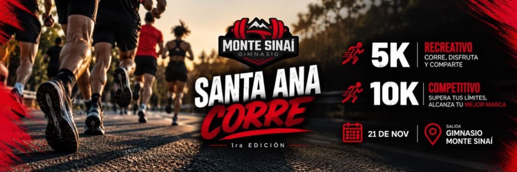 Santa Ana Corre, carrera 5K y 10K